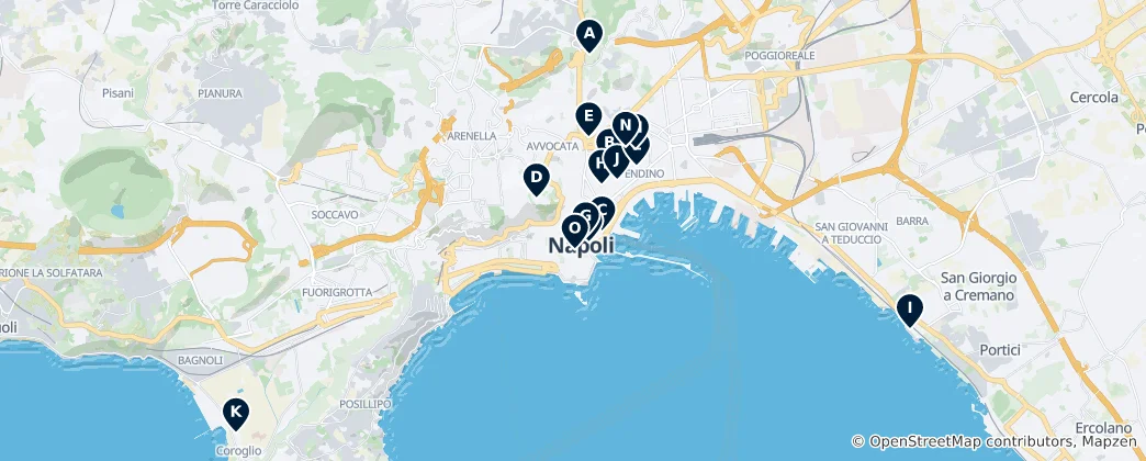 Carte de Naples Museums & Art
