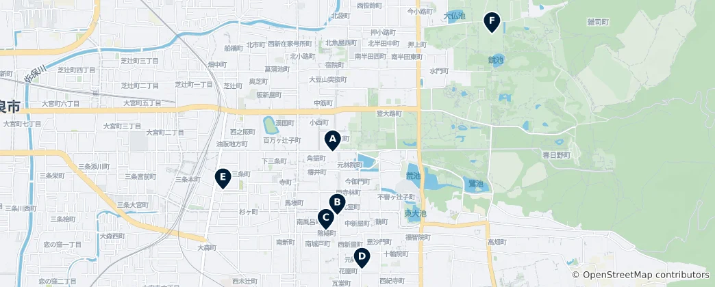 Mapa Hidden Gems
