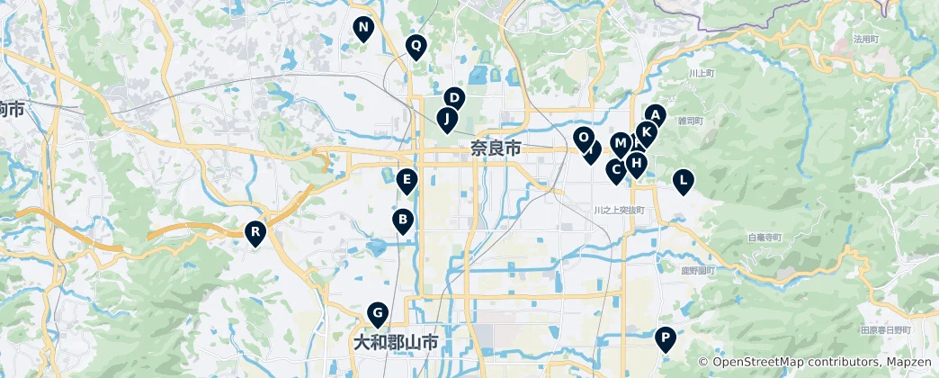 Карта Historical and Heritage Sites