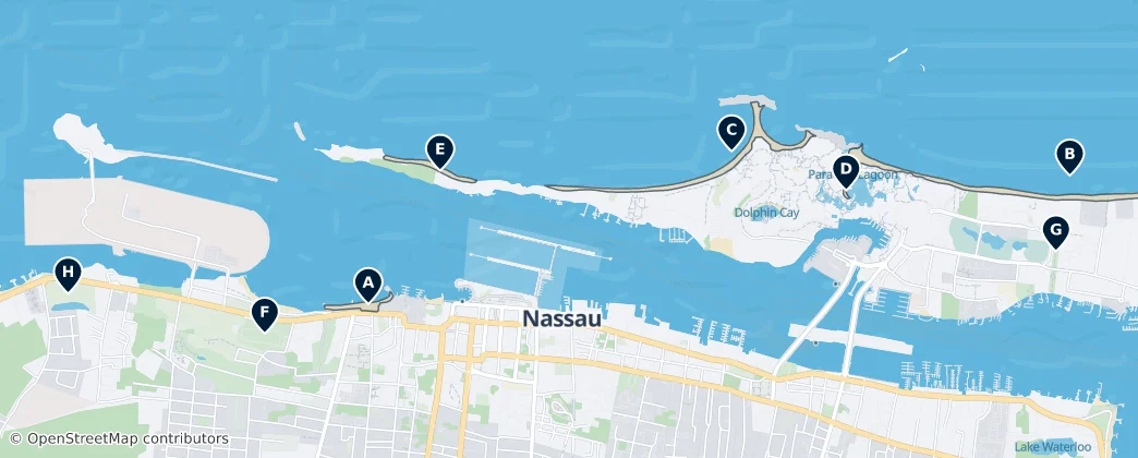 Best Beaches & Parks — Mapa