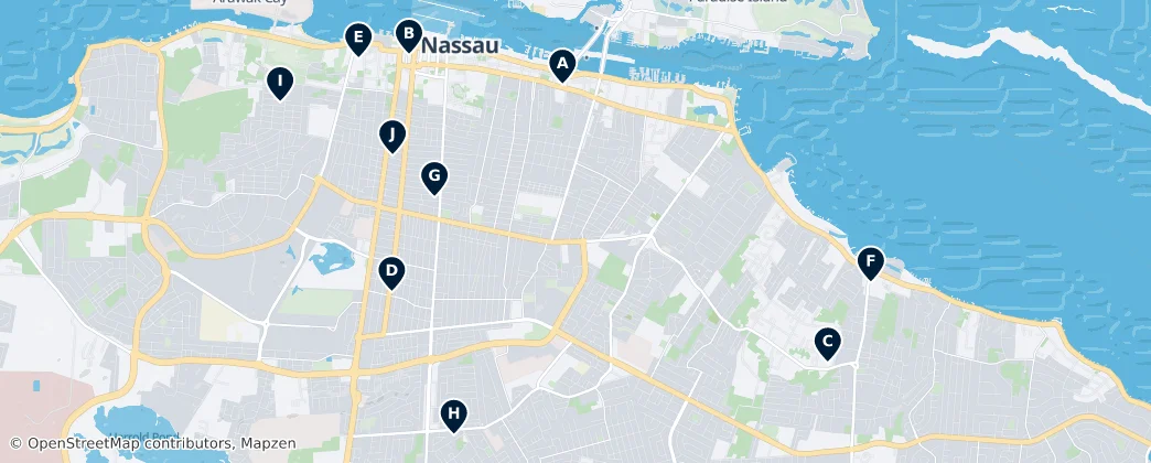 Historic Churches — Map