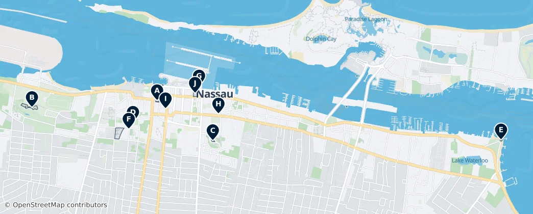 Historic Forts & Museums — Mapa