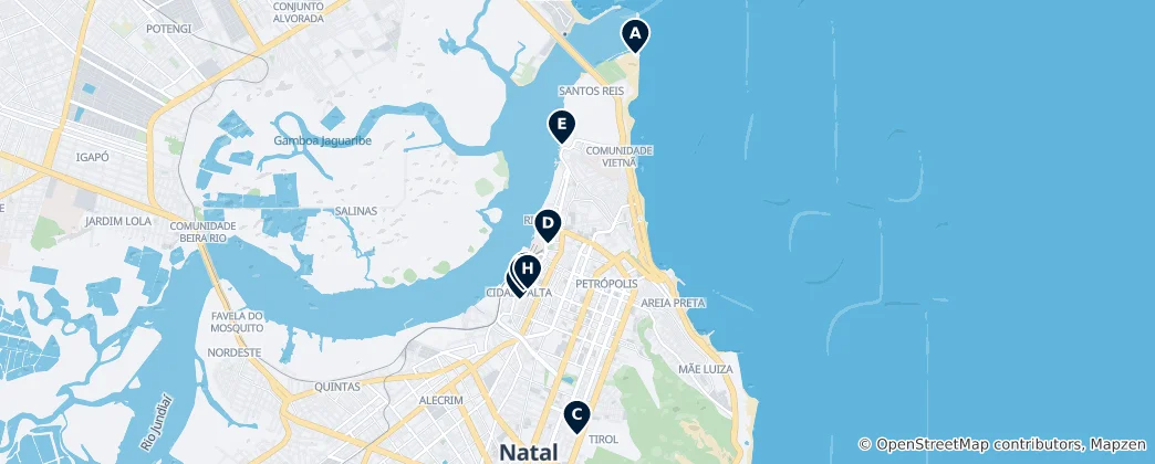 Mapa Historical Monuments & Museums