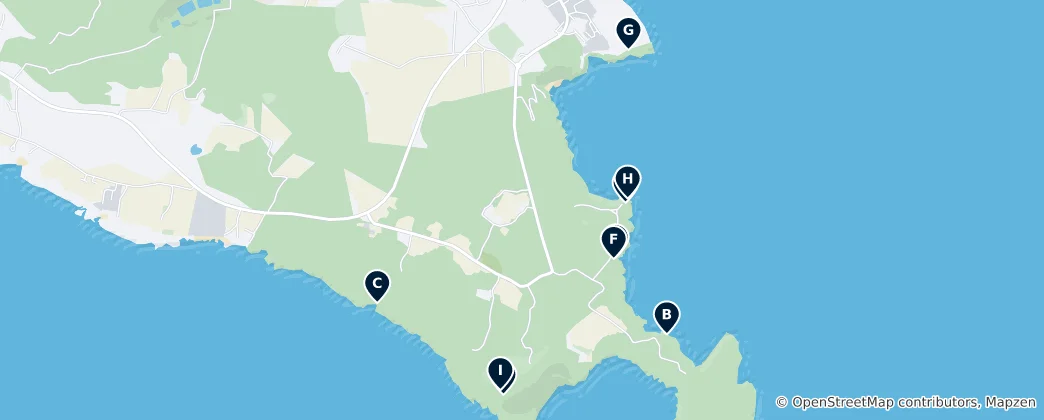 Carte de Cape Greco National Park Essentials