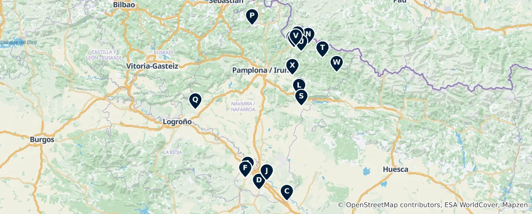 Mapa Authentic Regional Flavors