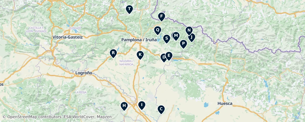 Map of Christian Heritage Sites