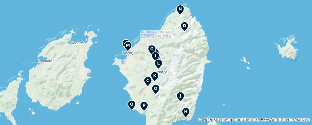 Map of Ancient Archaeological Sites