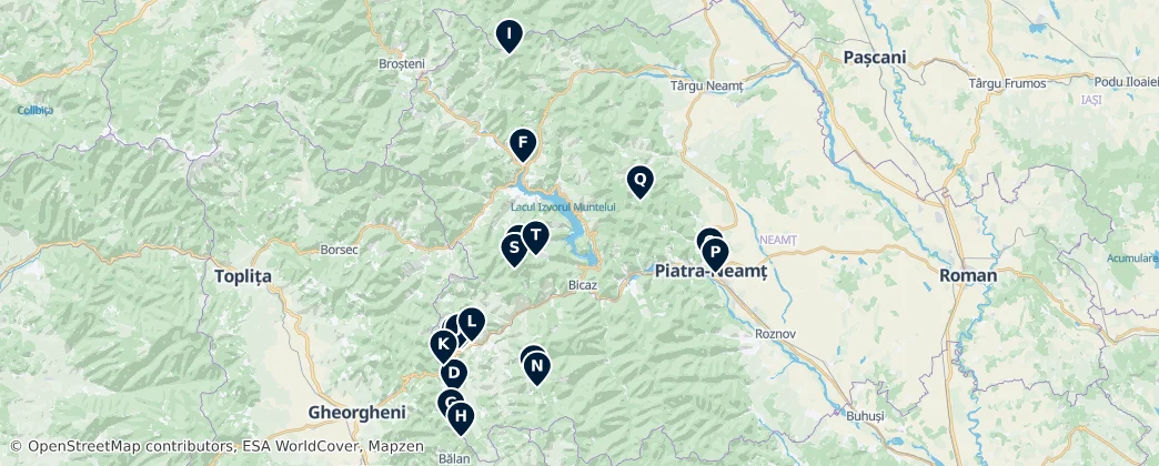 Map of Nature and Scenic Vistas