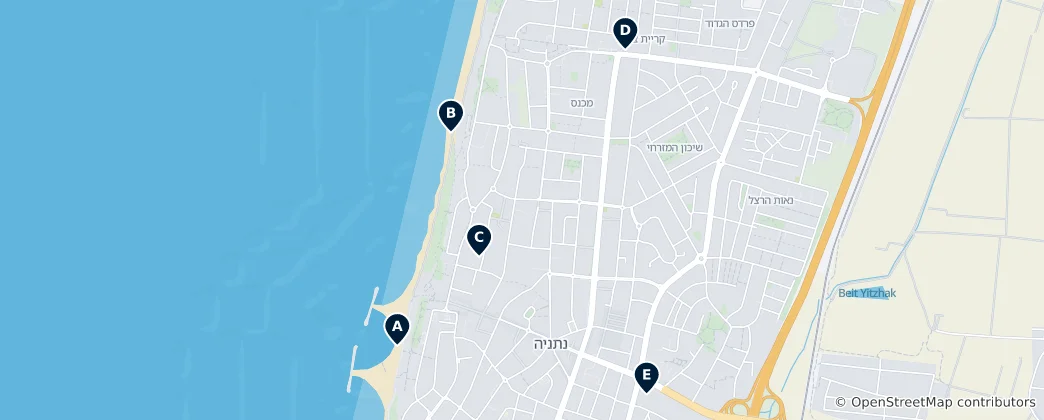 Mappa di Netanya Essentials