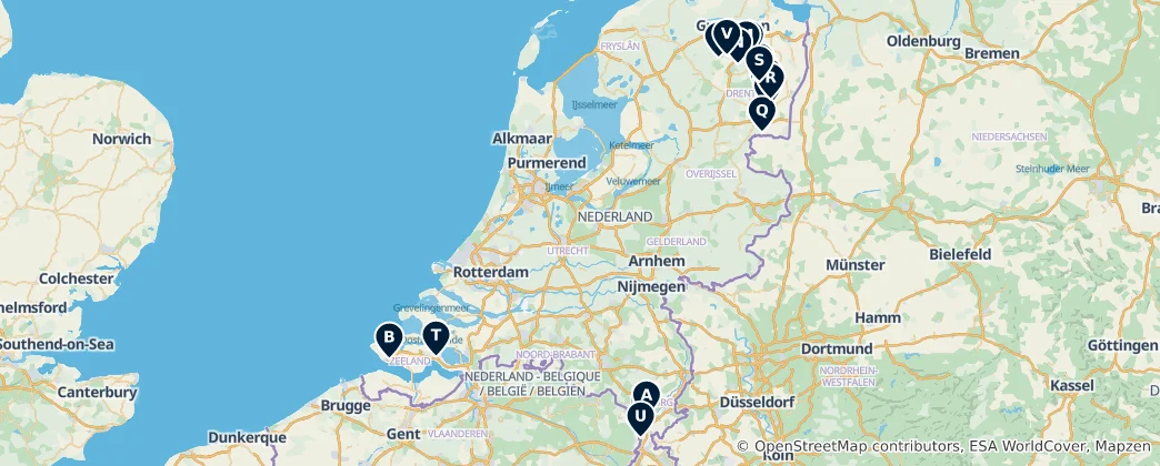 Map of Ancient Archaeological & Megalithic Sites