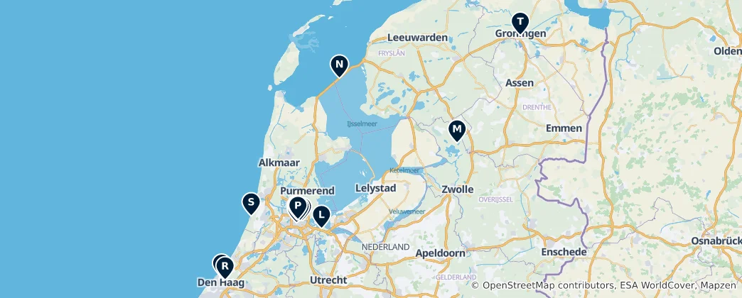 Map of Kingdom of the Netherlands: Essential Treasures