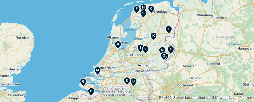 Carte de Windmills and Watermills