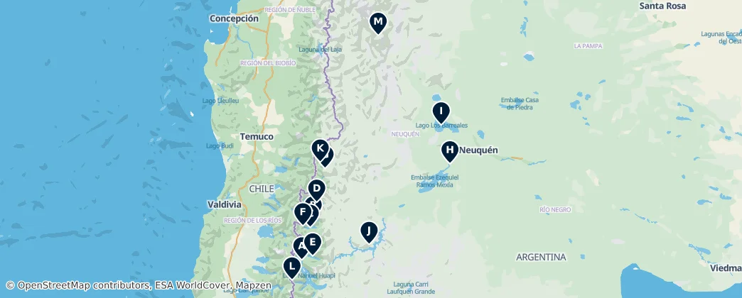 Map of Lakes and Reservoirs