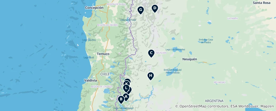 Mappa di Regional Delicacies