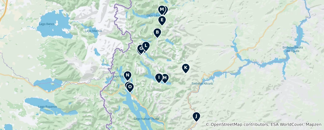Mapa Scenic Viewpoints
