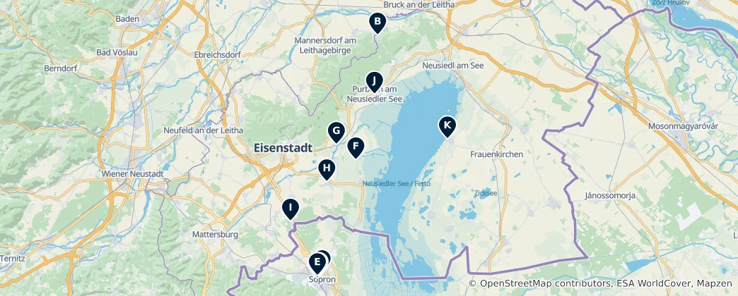 Map of Historic Churches and Chapels