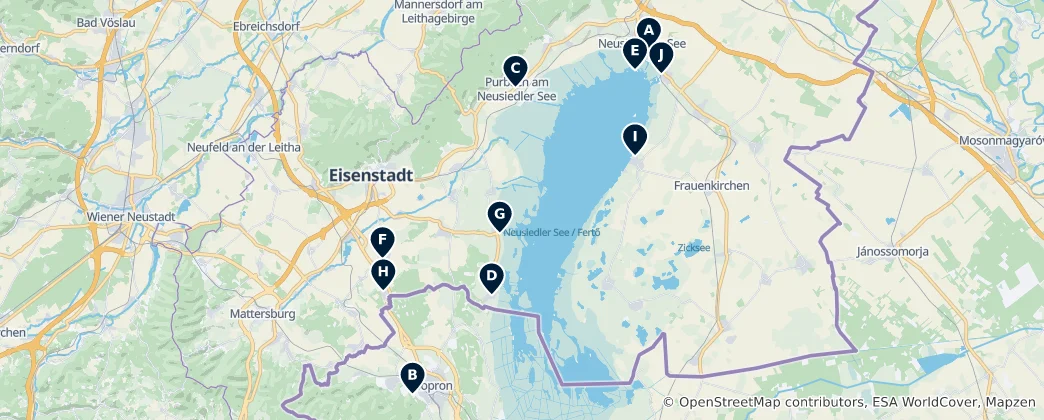 Map of Regional Cuisine & Wine