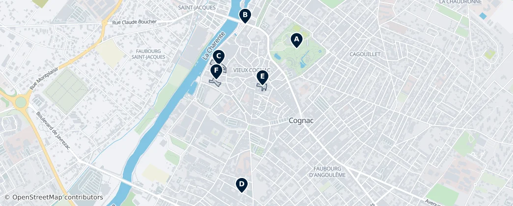 Editor's Choice: Cognac – Mapa
