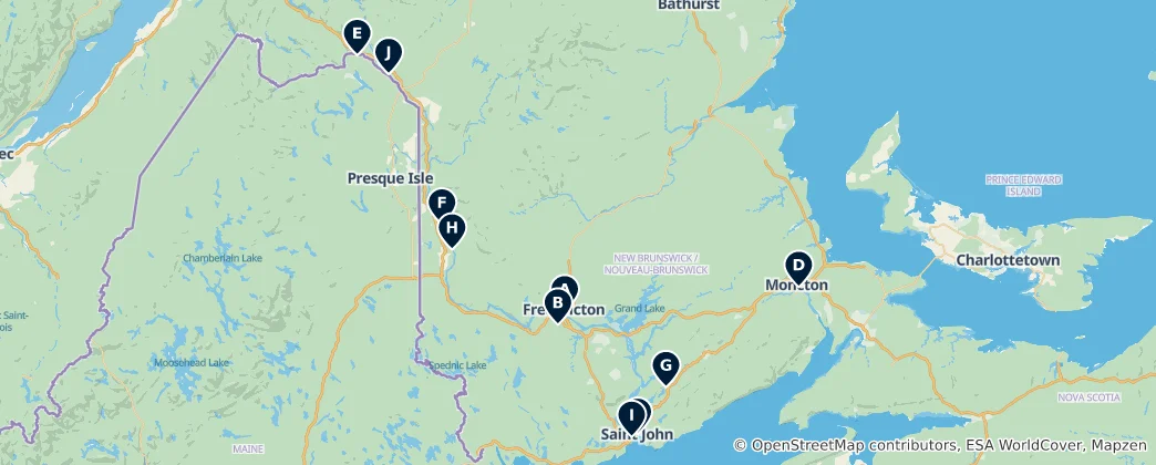 Map of Historic Churches & Cathedrals
