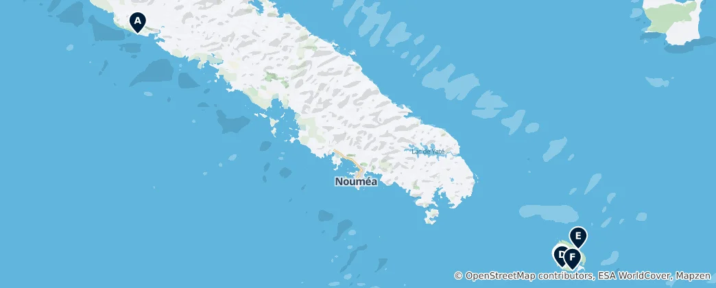 Map of Coastal Wonders