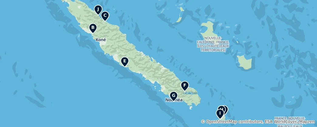 Mapa New Caledonia Essentials