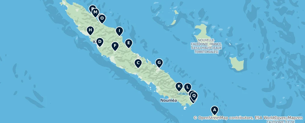 Map of Scenic Nature & Views