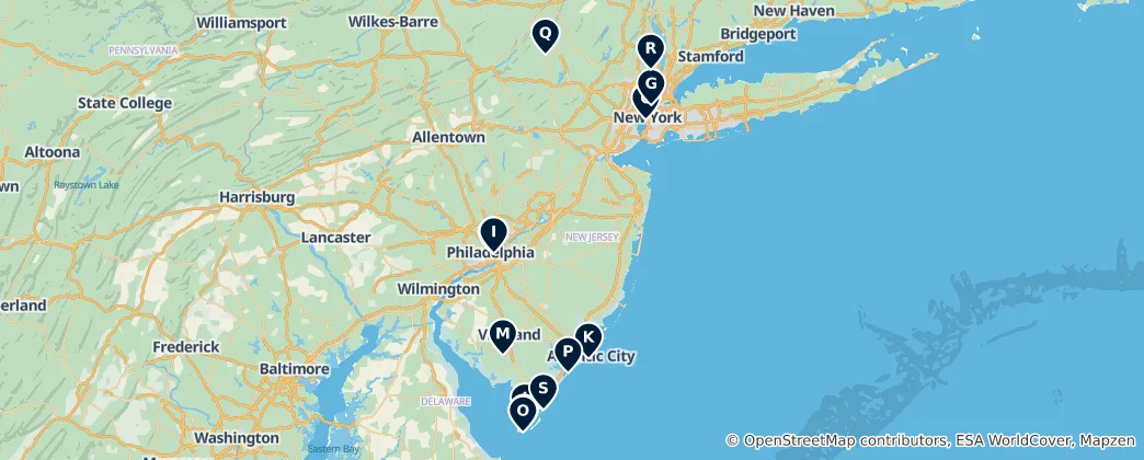 Mapa Museums and Art Centers