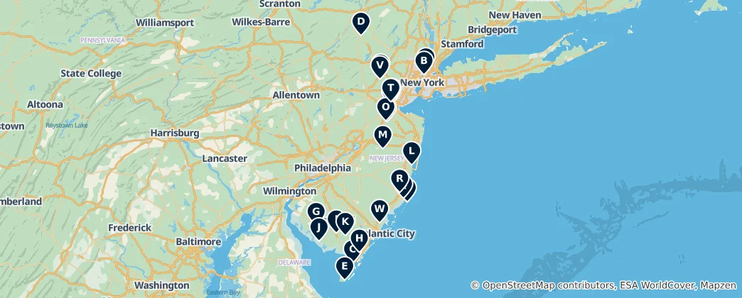 Map of Parks and Recreational Areas