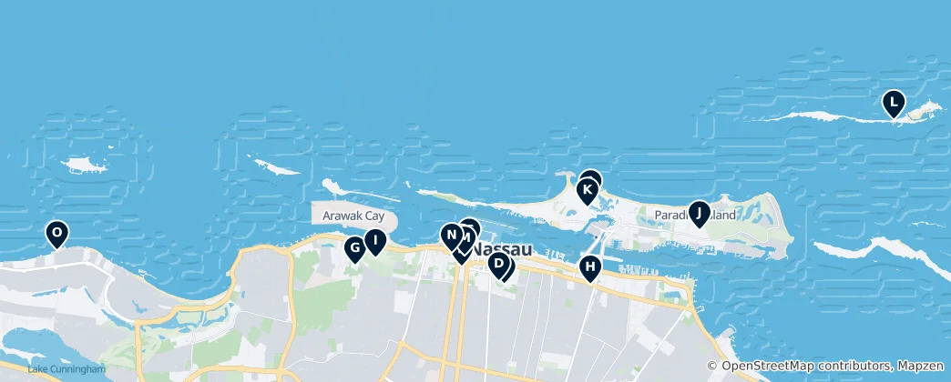 Mappa di New Providence Essentials