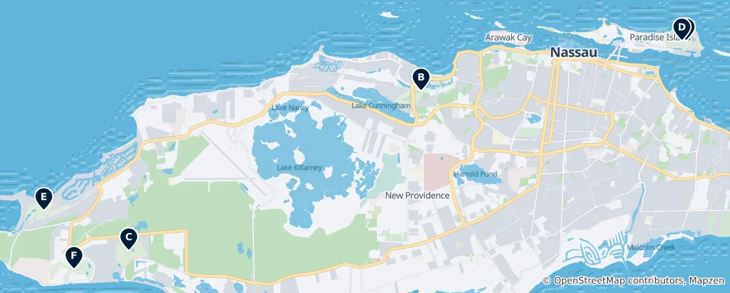 Mappa di Premier Golf Courses