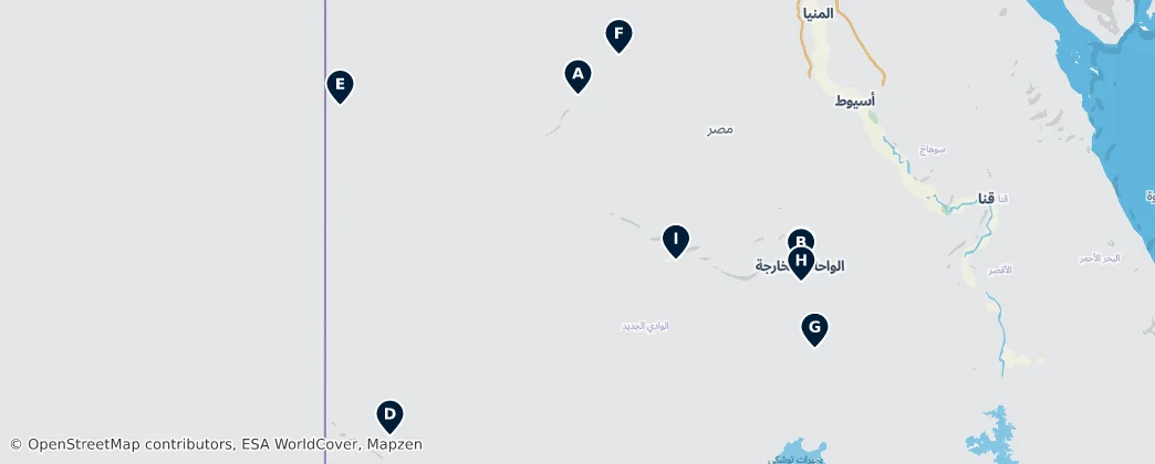 New Valley Governorate Essentials — Mappa