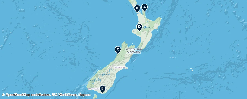 Natural Parks & Reserves — Map