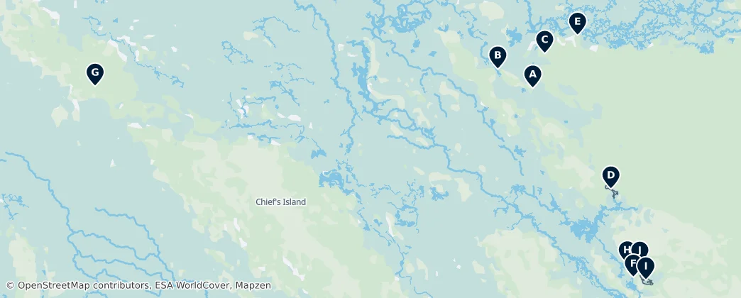 Wildlife Viewing Points — 地图