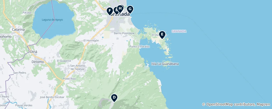 Map of Granada Essentials