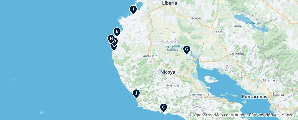 Mapa Nature & Scenic Views
