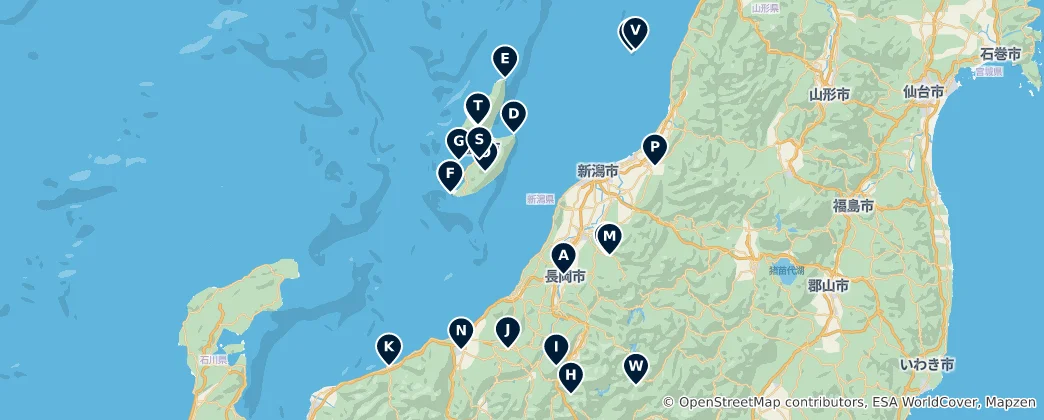 Map of Scenic Viewpoints and Lighthouses