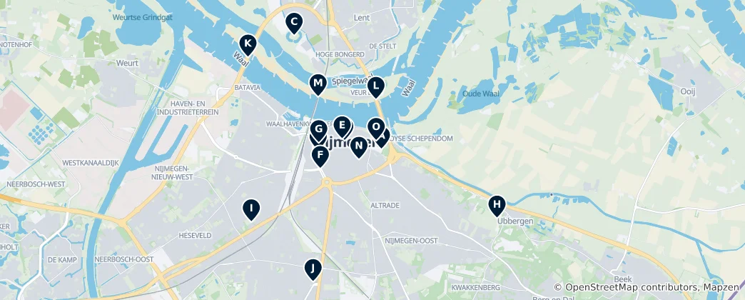 Mappa di Nijmegen's Absolute Essentials