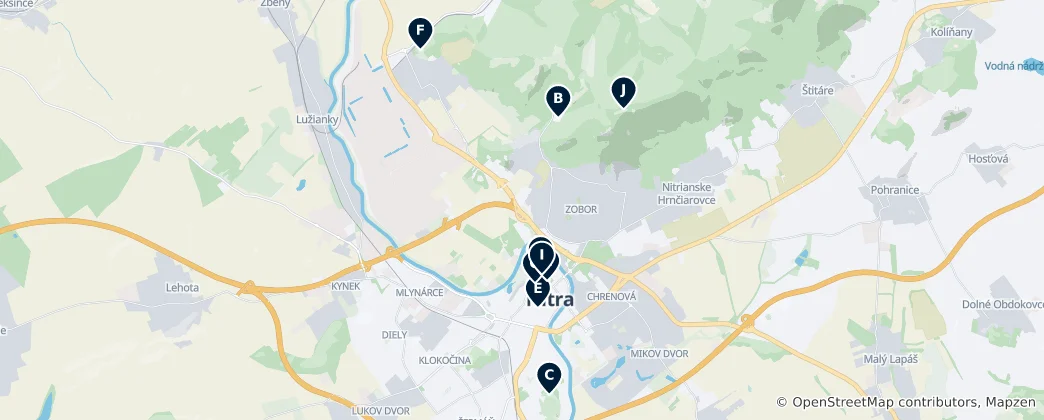 Karte von Nitra Essentials