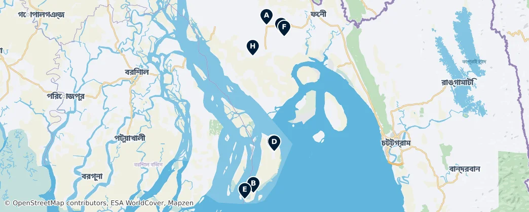 রয়েল বেঙ্গল নোয়াখালী Essentials – Mapa