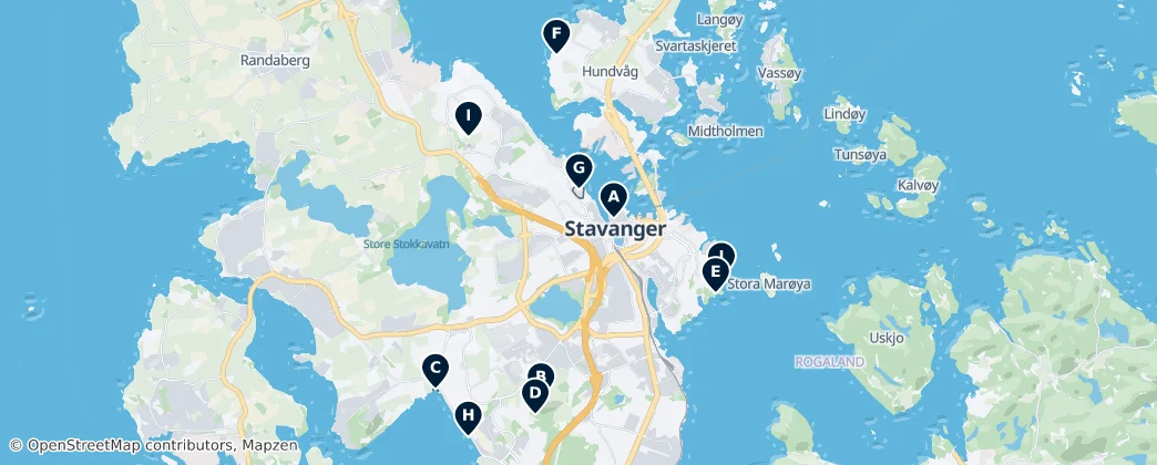 Scenic Views & Nature — Map