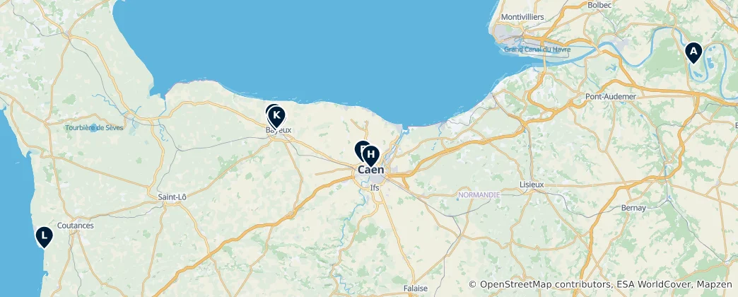 Mapa de Editor's Choice Highlights