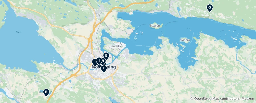 Mapa Norrköpings kommun Essentials