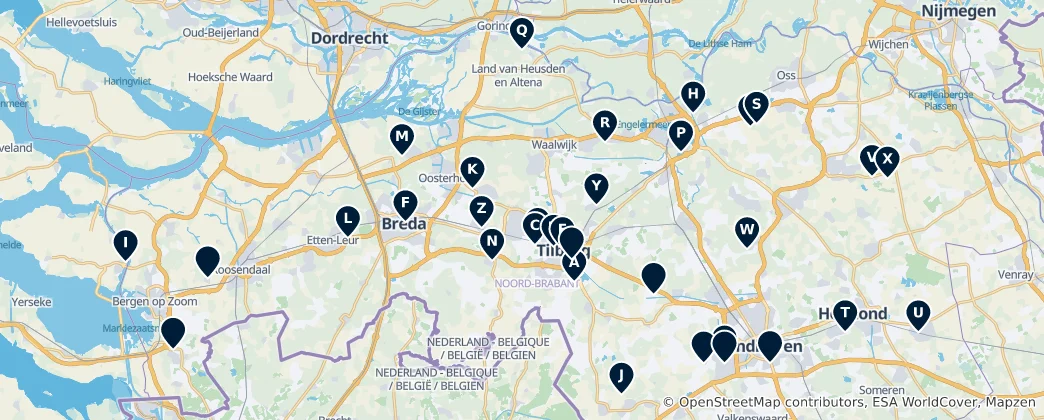 Map of Parks and Gardens