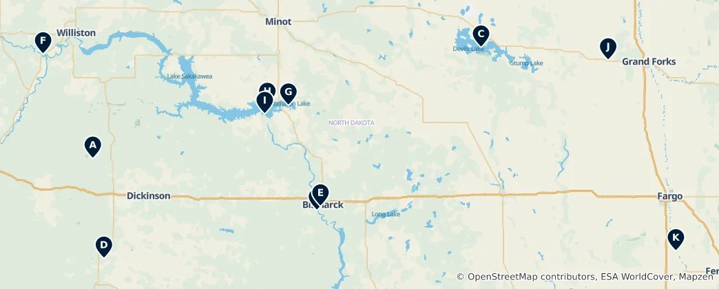 Mapa Outdoor Adventures