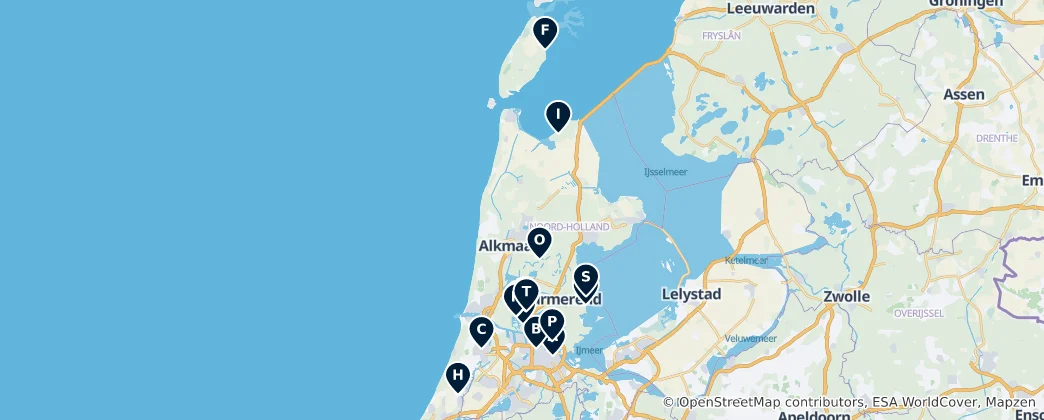 Carte de Iconic Dutch Windmills