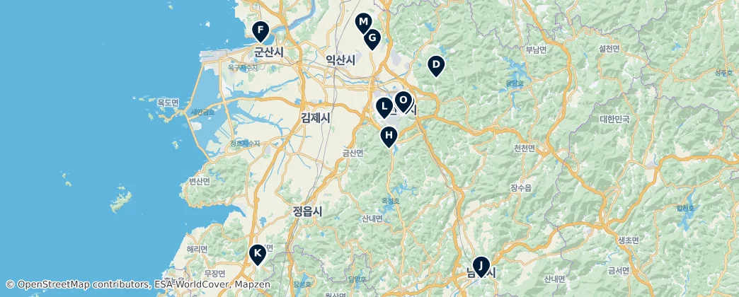 Map of Cultural Heritage Sites