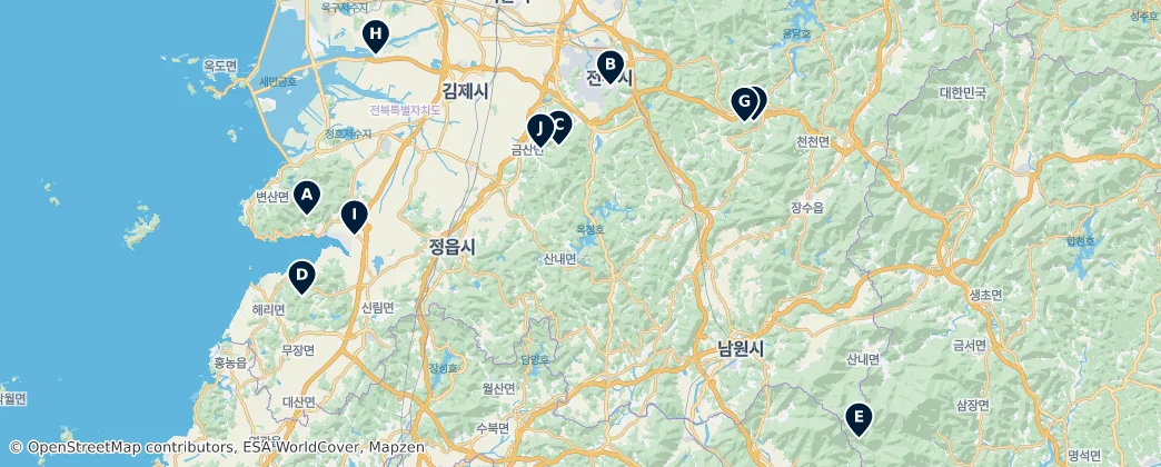 Map of Historic Sacred Sites