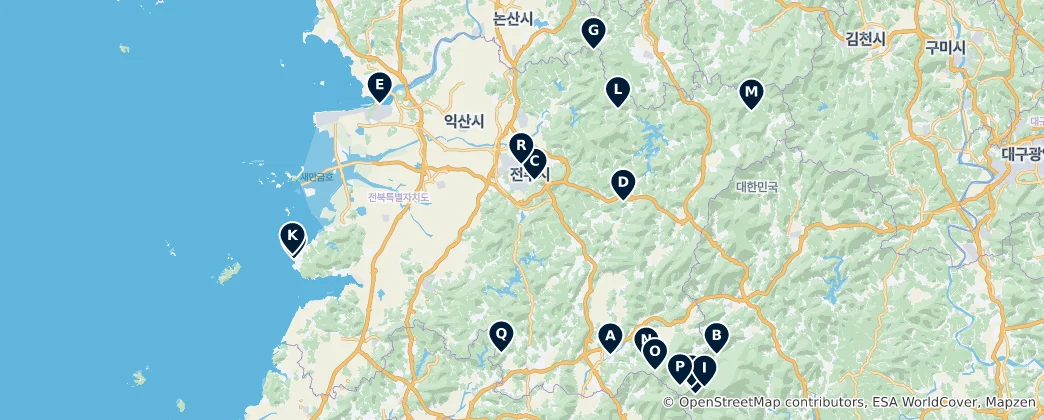 Map of Natural Wonders
