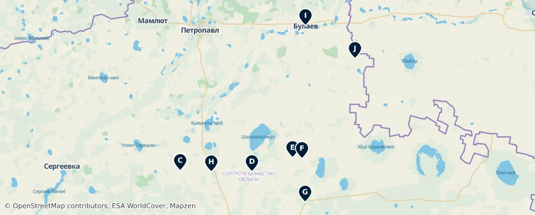 Mapa de Cultural & Religious Heritage
