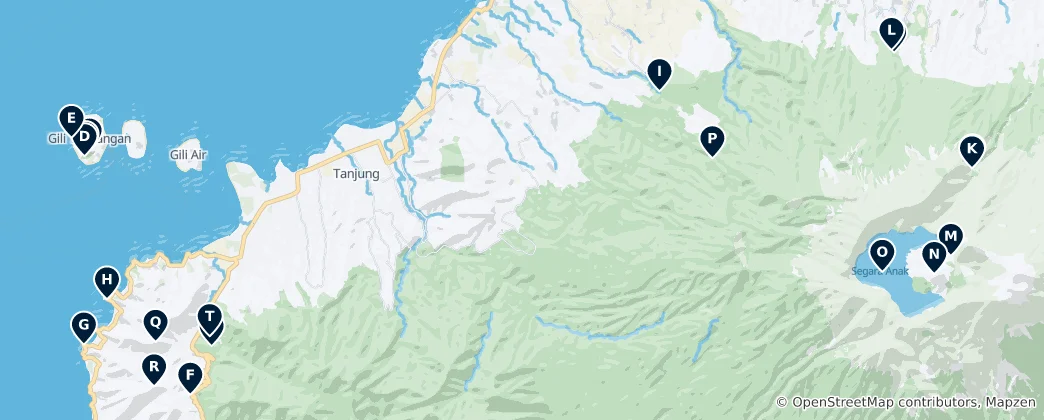 Mapa Nature Viewpoints and Peaks